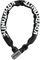 KryptoLok® 2 Integrated Chain Kettenschloss - schwarz-grau-weiß/95 cm