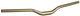 Guidon Courbé Fatbar 31.8 40 mm - gold/800 mm 7°