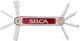 SILCA Italian Army Knife Nove Multi-tool - red-silver/universal