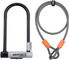 KryptoLok® mit KryptoFlex Bügelschloss - schwarz-grau/10 x 22,5 cm