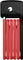 Bordo Lite 6055 Mini Faltschloss - red/60 cm