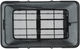 Corbeille Bask-it Trunk - noir/28 litres