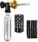 Lezyne Kit de reparación Tubeless CO2 Blaster - negro-dorado