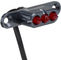 Supernova Lampe Arrière à LED E3 Tail Light 2 6V pour le Porte-Bagages (StVZO) - gris/porte-bagages