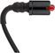Lampe Arrière à LED E3 Tail Light 2 6V pour le Porte-Bagages (StVZO) - noir anodisé/porte-bagages