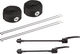 bc basic Juego de ruedas Trail XT Disc Center Lock 29" - negro | 29" set (RD 9x100 + RT 10x135) Shimano