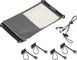 ORTLIEB Schutzhülle Safe-it + Befestigungsset Safe-it Set - schwarz-transparent/L