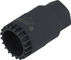 Unior Bike Tools Innenlagerwerkzeug 1671.1/4 für Shimano Cartridge und ISIS - black