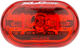 XLC Rear Beamer Oberon 5X CL-R09 Rear Light - StVZO Approved - black-red/universal