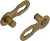 KMC MissingLink Reusable Master Link - titanium nitride gold/9-speed