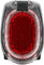 busch+müller Lampe Arrière à LED Secula Plus (StVZO) - rouge-transparent/fixation aux haubans