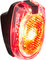 Luz trasera LED Secula Plus con aprobación StVZO - rojo- transparente/Fijación guardabarros