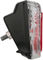 Secula Plus LED Rear Light - StVZO Approved - red-transparent/fender mount
