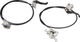 Trickstuff Piccola Carbon f+r set disc brake flatmount / postmount - silver-silver/Set/left/right (side-specific)
