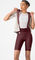 Castelli Espresso 2 DT Damen Bib Short Trägerhose - deep bordeaux | S