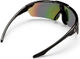 CHPO Soda Brille - shiny black | red mirror