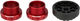 Eje de pedalier BSA 30 Ceramic - rojo/BSA