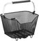 Racktime Bask-it Deluxe Bicycle Basket - black/23 litres