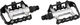 Pedales plataforma Pro II - negro-plata/universal