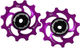 Hope Galets de Dérailleur Jockey Wheels 11 vitesses - purple/12 dents