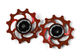 Hope Galets de Dérailleur Jockey Wheels 11 vitesses - red/12 dents