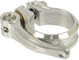 Sattelklemme mit Schnellspanner - silber/36,4 mm