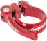 Sattelklemme mit Schnellspanner - rot/34,9 mm