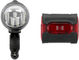 busch+müller Ixon IQ + Ixback Senso LED Lighting Set - StVZO Approved - black-red/universal