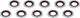 Jagwire Joints en Anneau pour Conduite de Frein - silver-brown