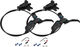 SRAM Code RSC v+h Set Scheibenbremse - black anodized-rainbow/Set/links/rechts (seitenspezifisch)
