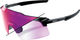100% Aerocraft Photochromic Sports Glasses - gloss black | purple mirror photochromic