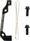Shimano Scheibenbremsadapter XTR, XT für 160 mm Scheibe - schwarz/HR IS auf PM