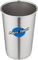 Pint Becher Edelstahl SPG-1 - silber-blau-schwarz/universal