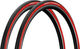 Michelin Cubierta plegable en set de 2 Lithion 3 28" - rojo/25-622 (700 x 25C)