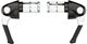 microSHIFT Set palancas de cambios de extremo de manillar BS-T09 d+t 2/3/9 vel. - negro/2/3x9 velocidades