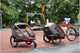 Hamax Outback Bicycle Trailer - red-charcoal/universal