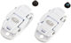 Caliper Buckles - white/universal