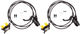 MT5 Carbotecture® v+h Set Scheibenbremse - black-mystic grey anodized/Satz (VR + HR)