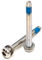 Rear Flat Mount Screws - silver/20 mm