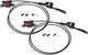 BR-MT200 Disc Brake Set - black/set (front+rear)