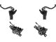Set de frenos de disco d+t MT Trail Sport Carbotecture® - negro-mystic grey/set (RD + RT)