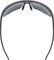 uvex Lunettes de sport Aerios - black mat | smoke