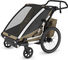 Thule Chariot Cross 2 double Kinderanhänger - faded khaki/20"