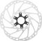 Shimano SM-RT64 Center Lock Brake Rotor for Deore w/ External Teeth - silver-black/203 mm