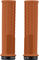 Peaty's Monarch Grips Knurl Lock-On Handlebar Grips - mango/thin