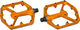 crankbrothers Pedales de plataforma Stamp 7 LE - naranja/large