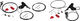 SRAM Set frenos disco hidr. Force 22 d+t c. man. cambios/frenos DoubleTap® - ice grey anodized | Set