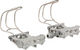 CAGE CLIP HALF Toe Clips - silver/M