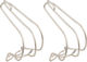 CAGE CLIP Toe Clips - silver/M