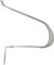Half Clip Toe Clips - silver/universal